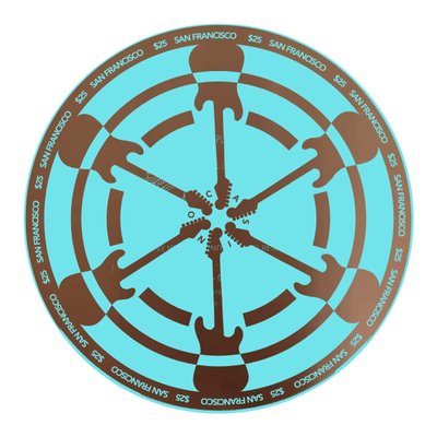 PokerChip $25, 2015, digital von Francois Domain
